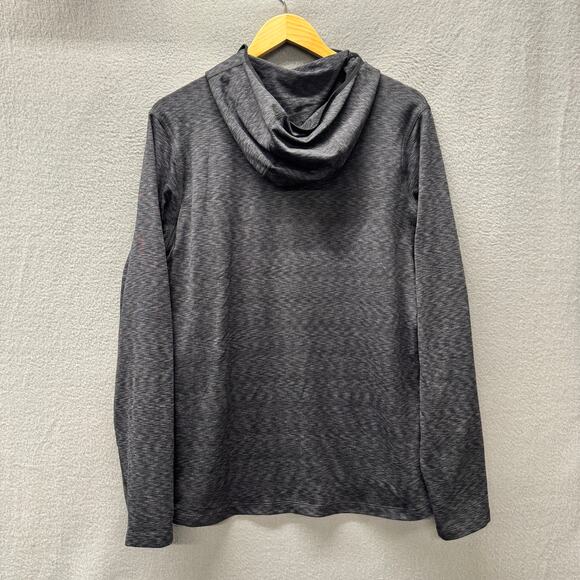 REI Co-op Hoodie Womens XL Gray Marled 1/2 Zip Pullover Midweight Base Layer - Picture 4 of 6